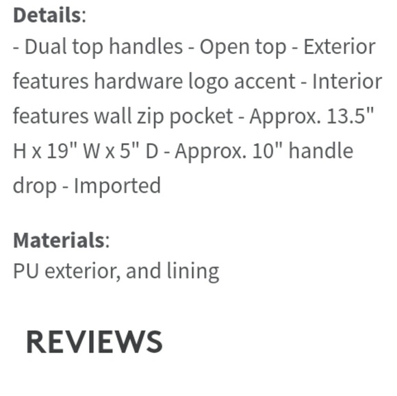 Ted Baker Silver Leather tote handbag bag $189 NWT - Picture 5 of 5